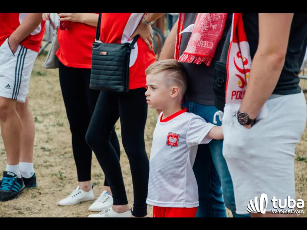 Wyszkowskie kibicowanie Polsce. Tłumy w strefie kibica