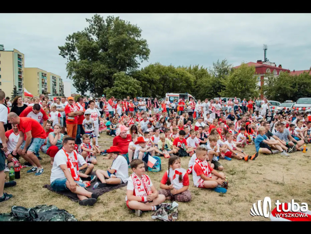 Wyszkowskie kibicowanie Polsce. Tłumy w strefie kibica