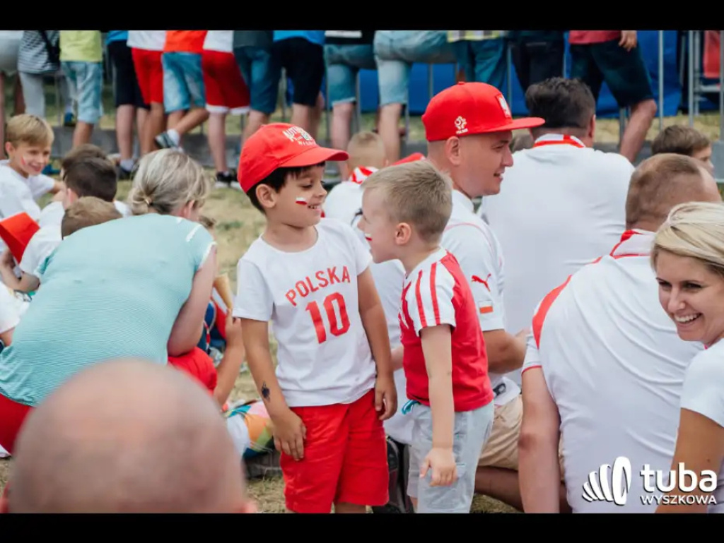 Wyszkowskie kibicowanie Polsce. Tłumy w strefie kibica