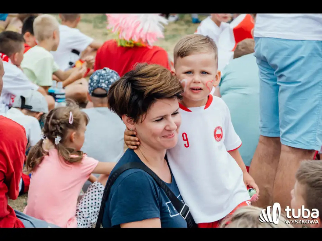 Wyszkowskie kibicowanie Polsce. Tłumy w strefie kibica
