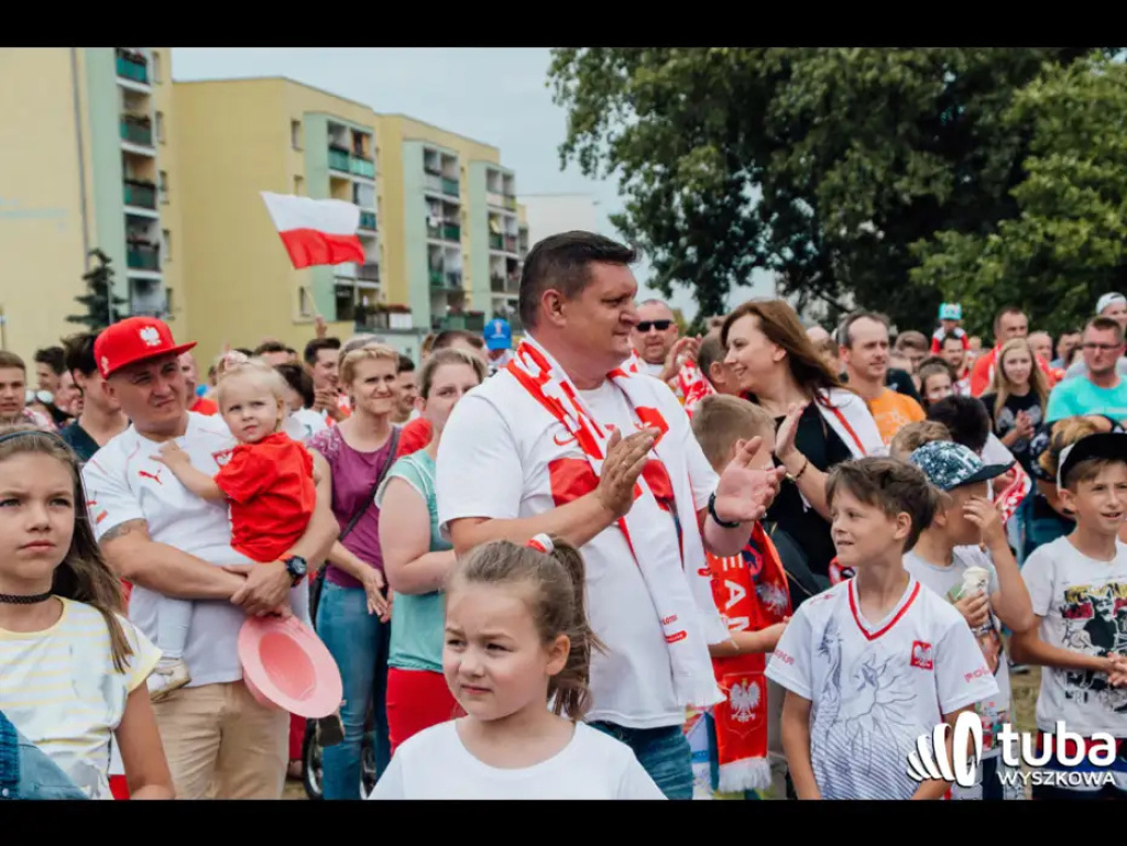 Wyszkowskie kibicowanie Polsce. Tłumy w strefie kibica