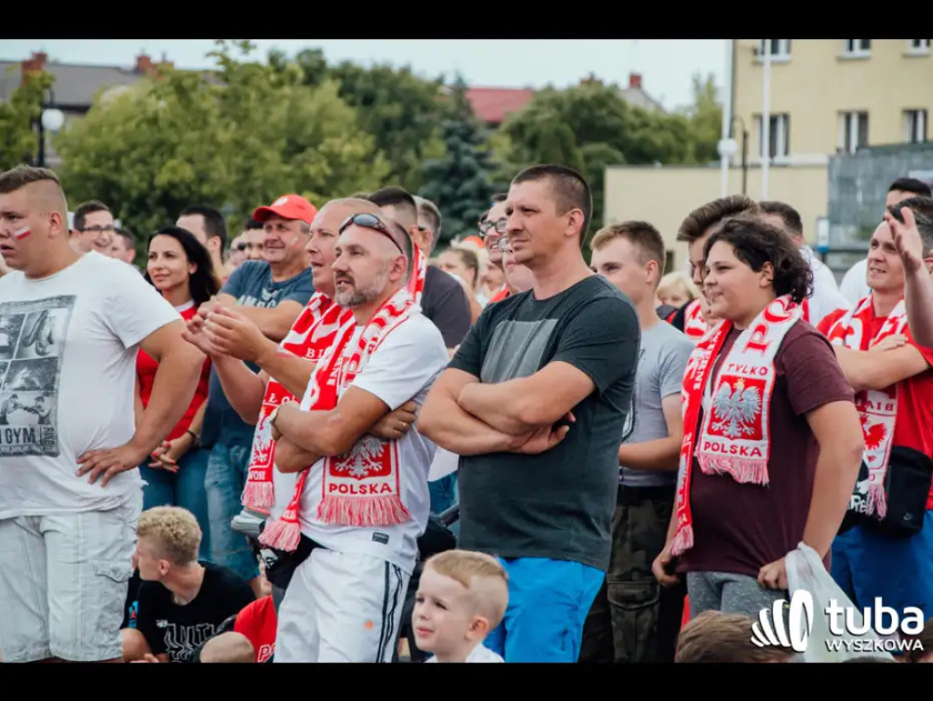 Wyszkowskie kibicowanie Polsce. Tłumy w strefie kibica