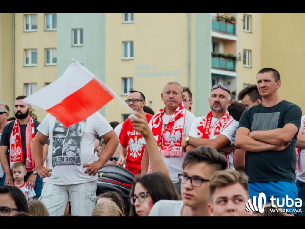 Wyszkowskie kibicowanie Polsce. Tłumy w strefie kibica