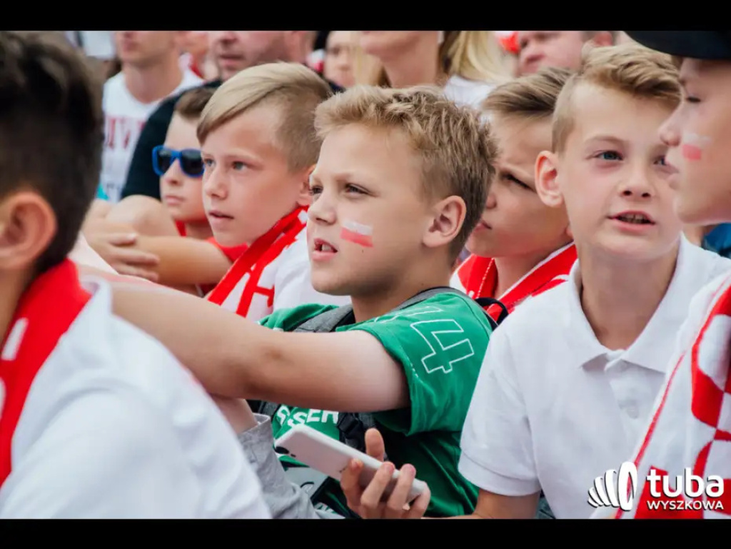 Wyszkowskie kibicowanie Polsce. Tłumy w strefie kibica