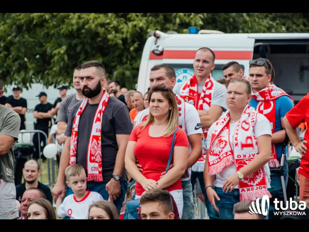 Wyszkowskie kibicowanie Polsce. Tłumy w strefie kibica