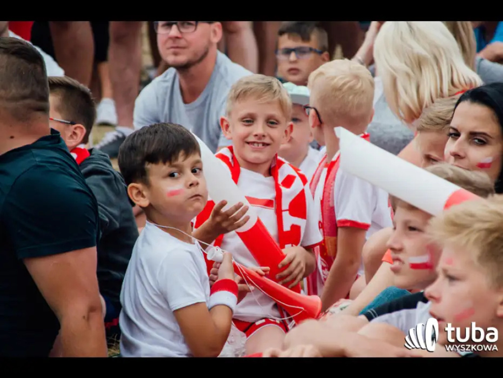 Wyszkowskie kibicowanie Polsce. Tłumy w strefie kibica