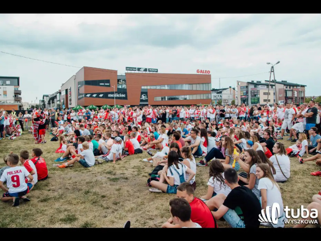 Wyszkowskie kibicowanie Polsce. Tłumy w strefie kibica