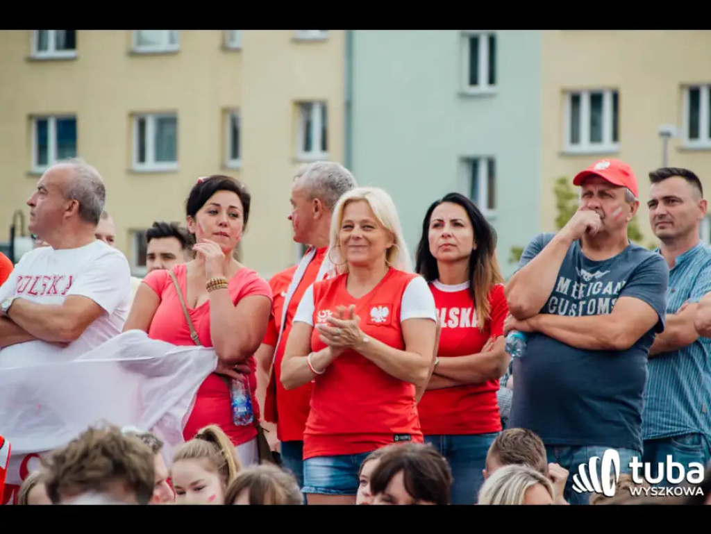 Wyszkowskie kibicowanie Polsce. Tłumy w strefie kibica