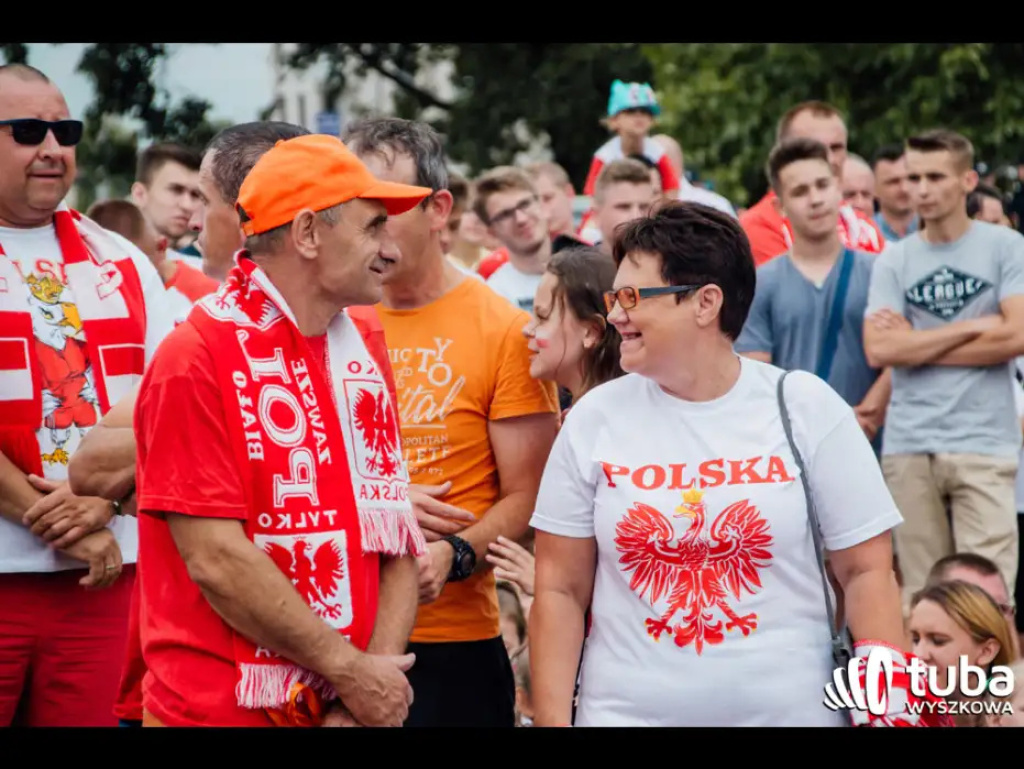 Wyszkowskie kibicowanie Polsce. Tłumy w strefie kibica