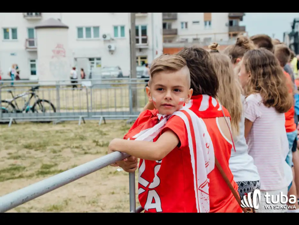 Wyszkowskie kibicowanie Polsce. Tłumy w strefie kibica