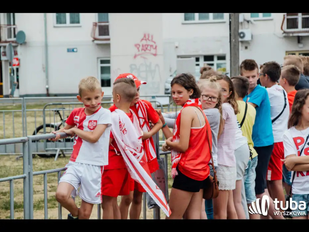 Wyszkowskie kibicowanie Polsce. Tłumy w strefie kibica