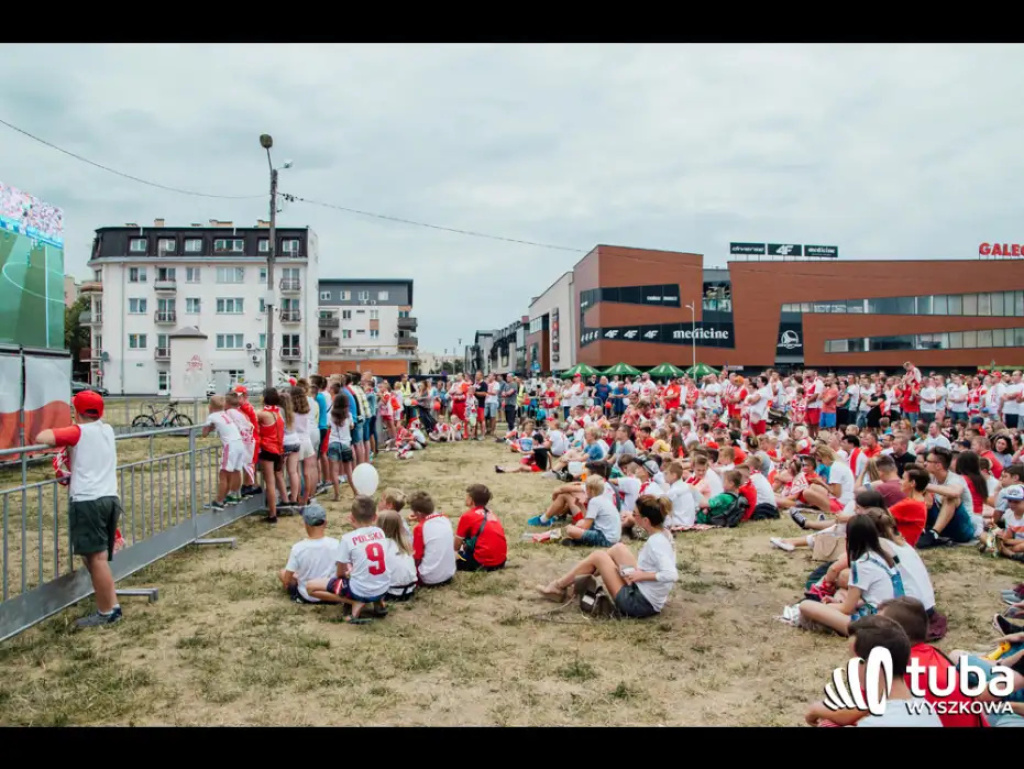 Wyszkowskie kibicowanie Polsce. Tłumy w strefie kibica