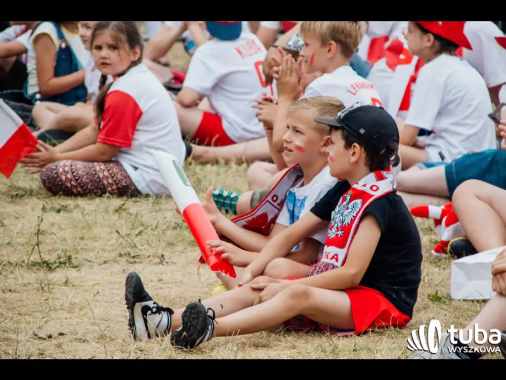Wyszkowskie kibicowanie Polsce. Tłumy w strefie kibica