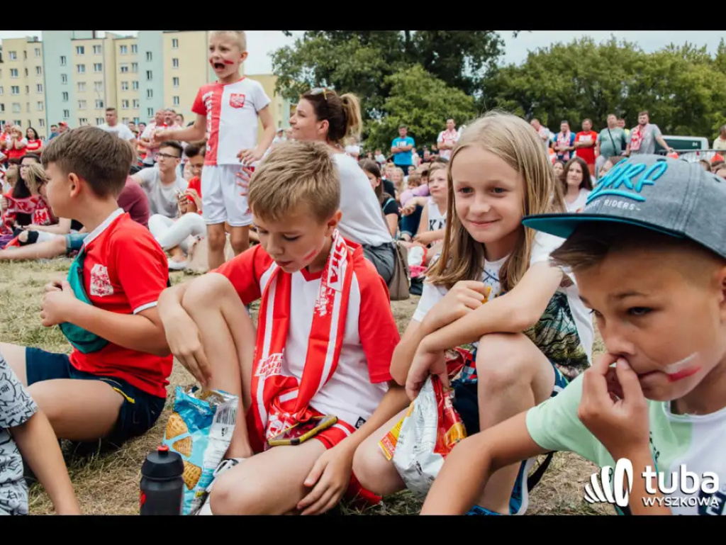 Wyszkowskie kibicowanie Polsce. Tłumy w strefie kibica