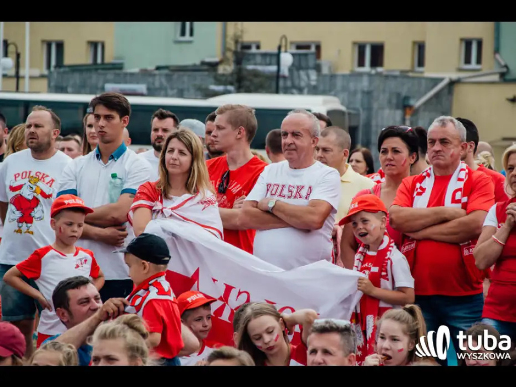 Wyszkowskie kibicowanie Polsce. Tłumy w strefie kibica