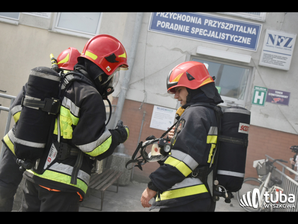 Terrorysta zaatakował wyszkowski szpital i wywołał pożar
