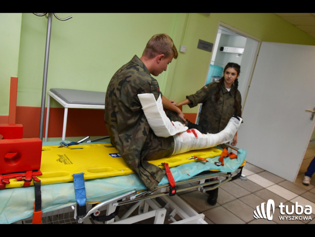 Terrorysta zaatakował wyszkowski szpital i wywołał pożar