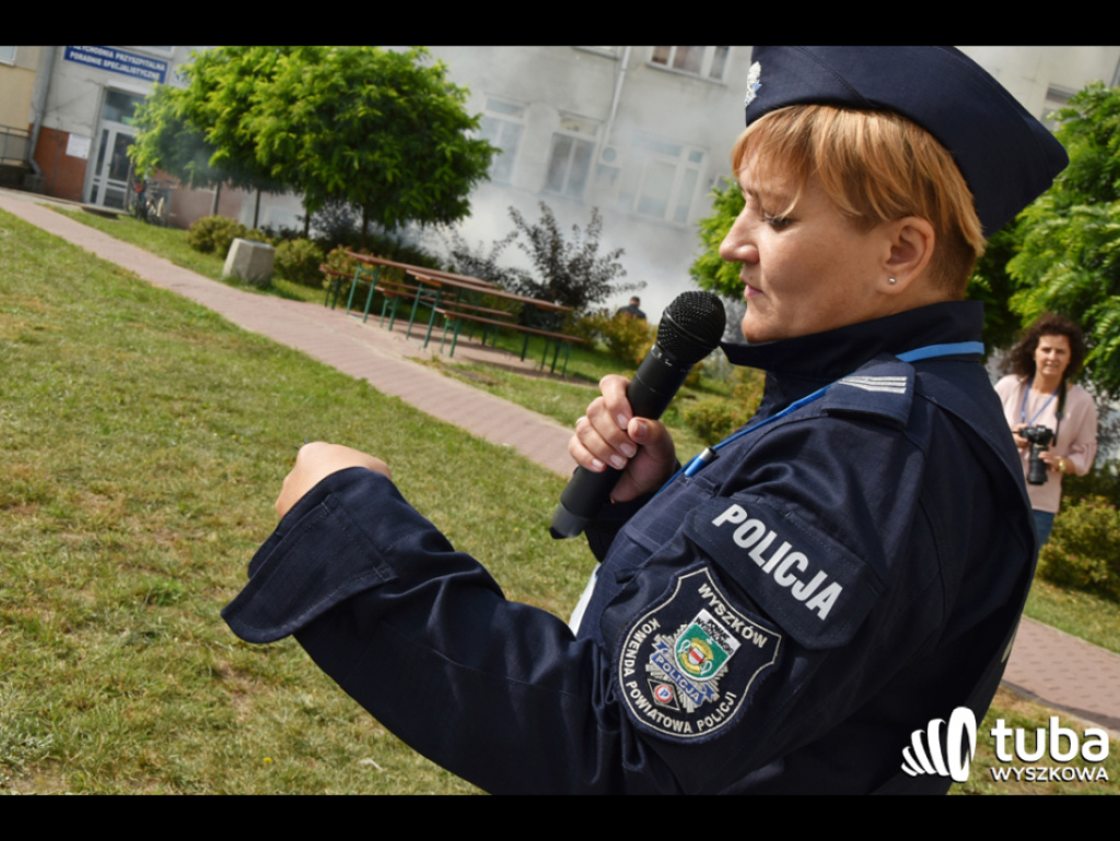 Terrorysta zaatakował wyszkowski szpital i wywołał pożar