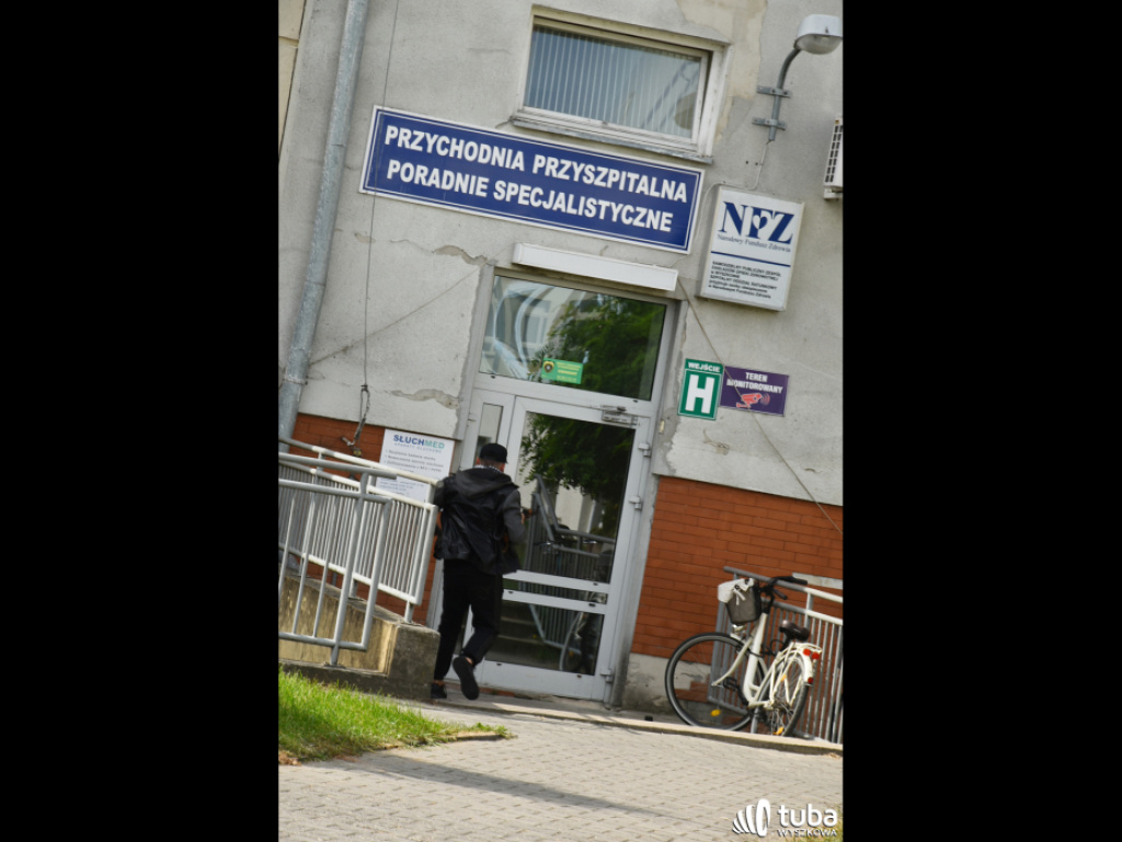 Terrorysta zaatakował wyszkowski szpital i wywołał pożar