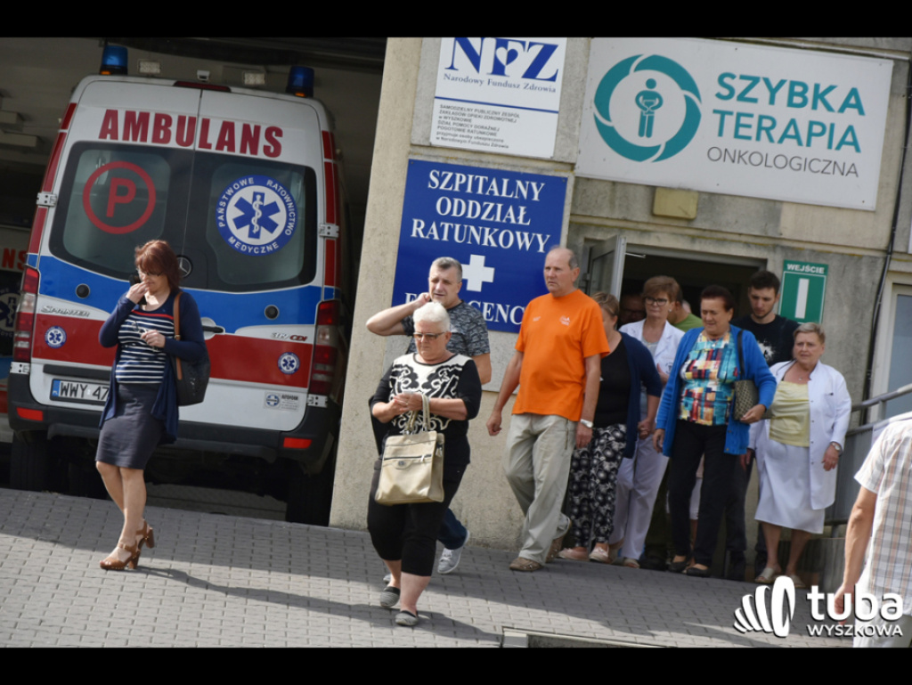 Terrorysta zaatakował wyszkowski szpital i wywołał pożar