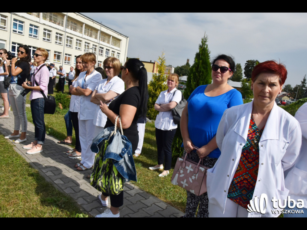 Terrorysta zaatakował wyszkowski szpital i wywołał pożar