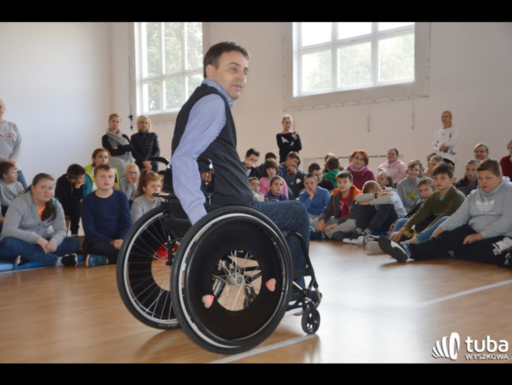 Mirosław Chudy - człowiek przełamujący wszelkie bariery i ograniczenia gościł w Wyszkowie