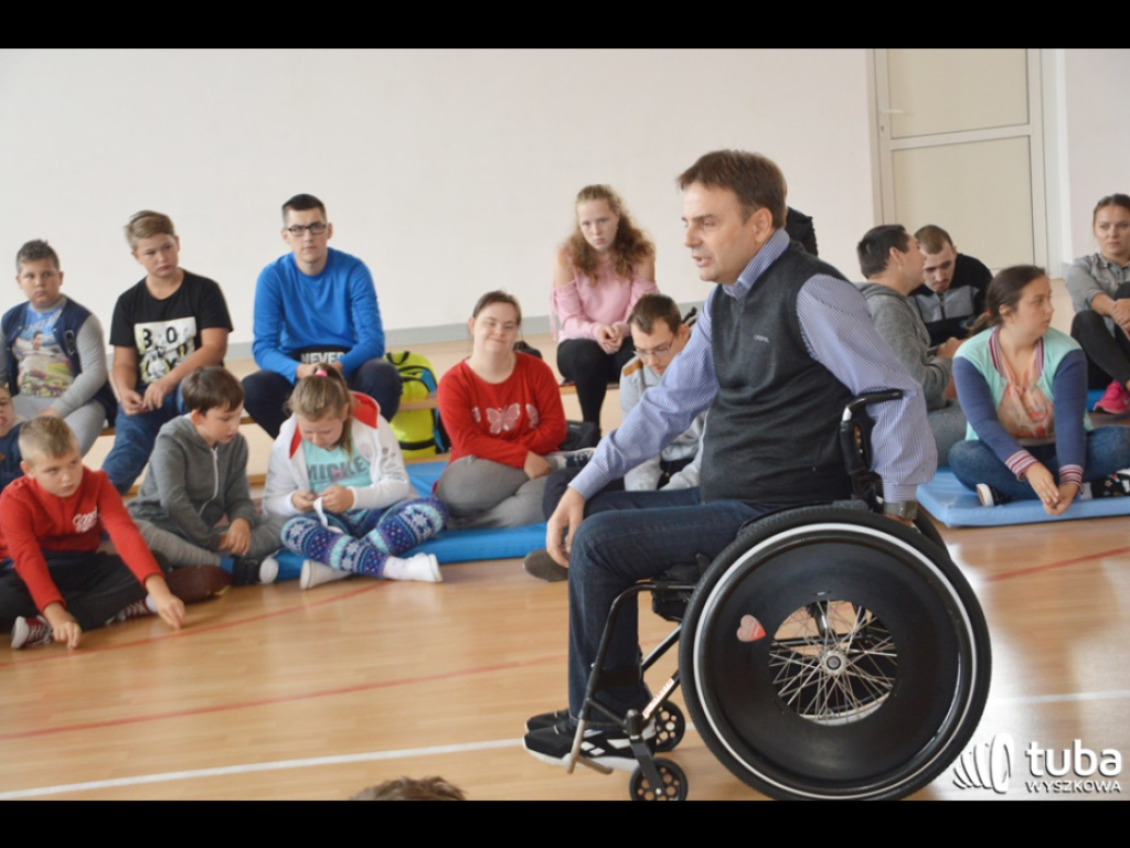 Mirosław Chudy - człowiek przełamujący wszelkie bariery i ograniczenia gościł w Wyszkowie
