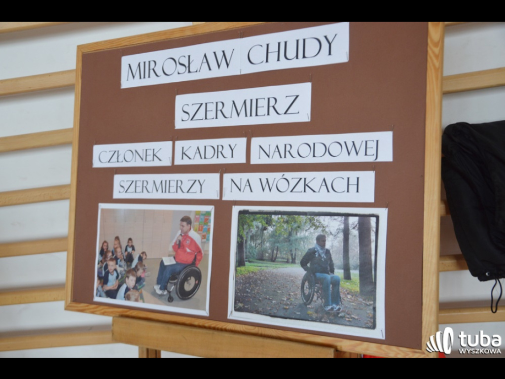 Mirosław Chudy - człowiek przełamujący wszelkie bariery i ograniczenia gościł w Wyszkowie
