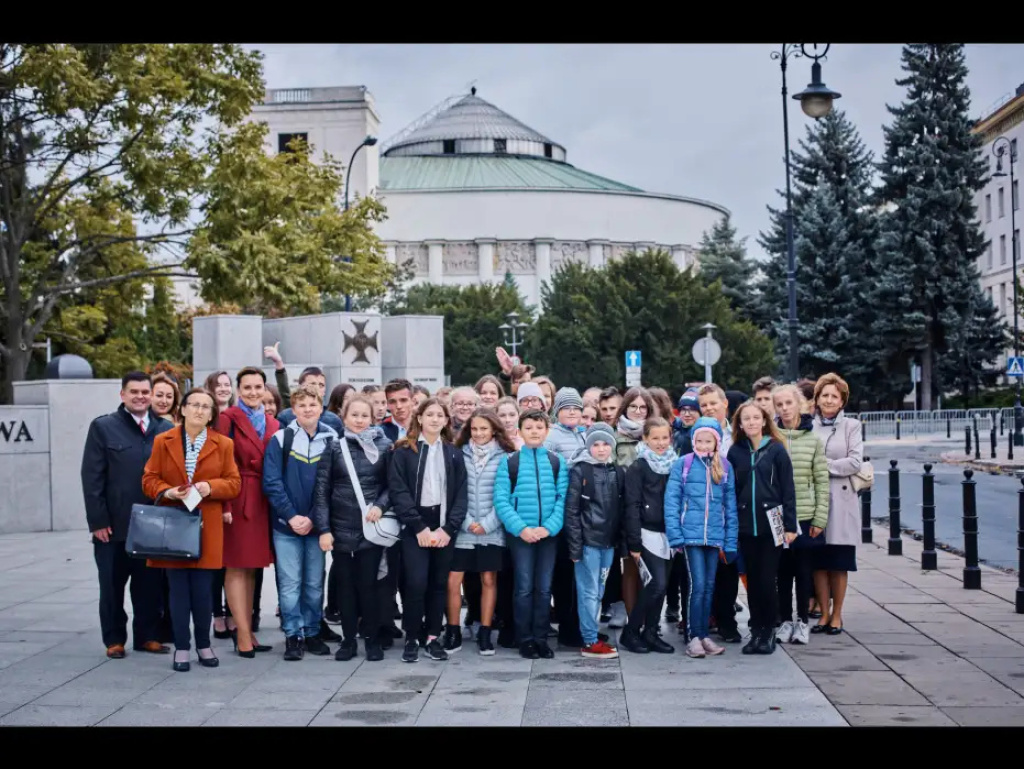 Prymusi z gminy Zabrodzie odwiedzili Sejm