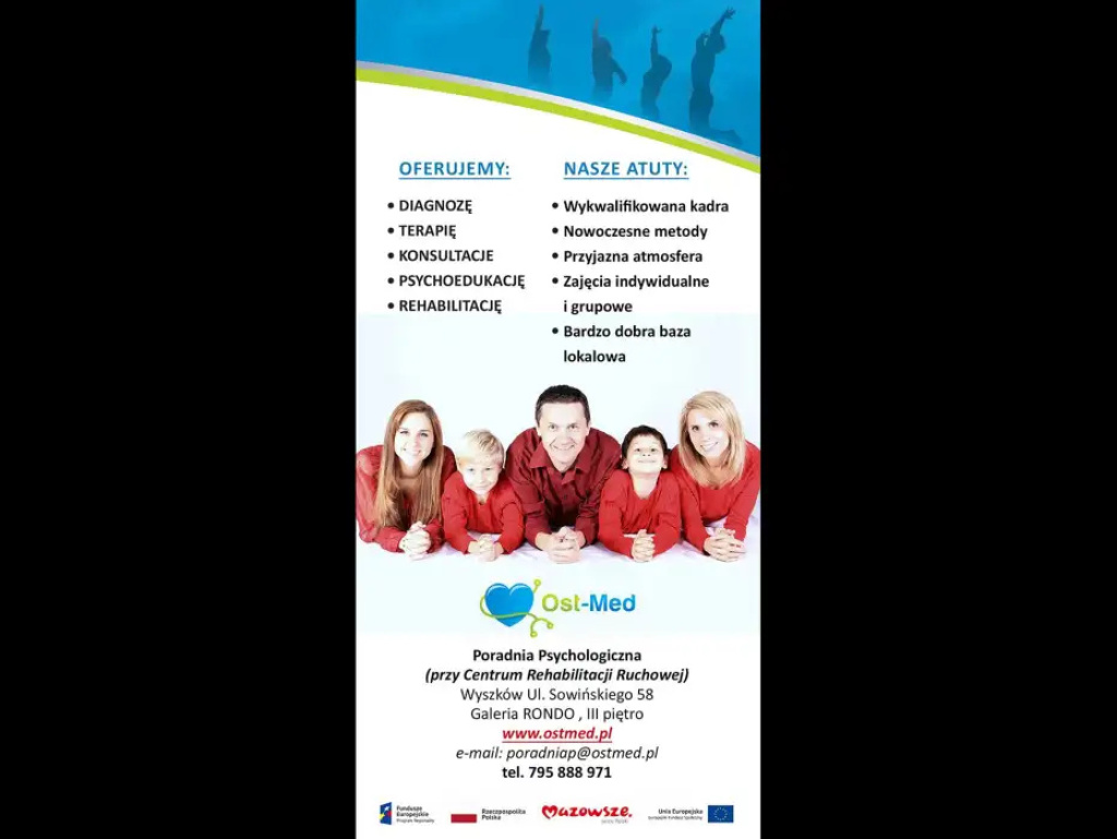 OST-MED zaprasza do nowo otwartych poradni: rehabilitacji i psychologicznej