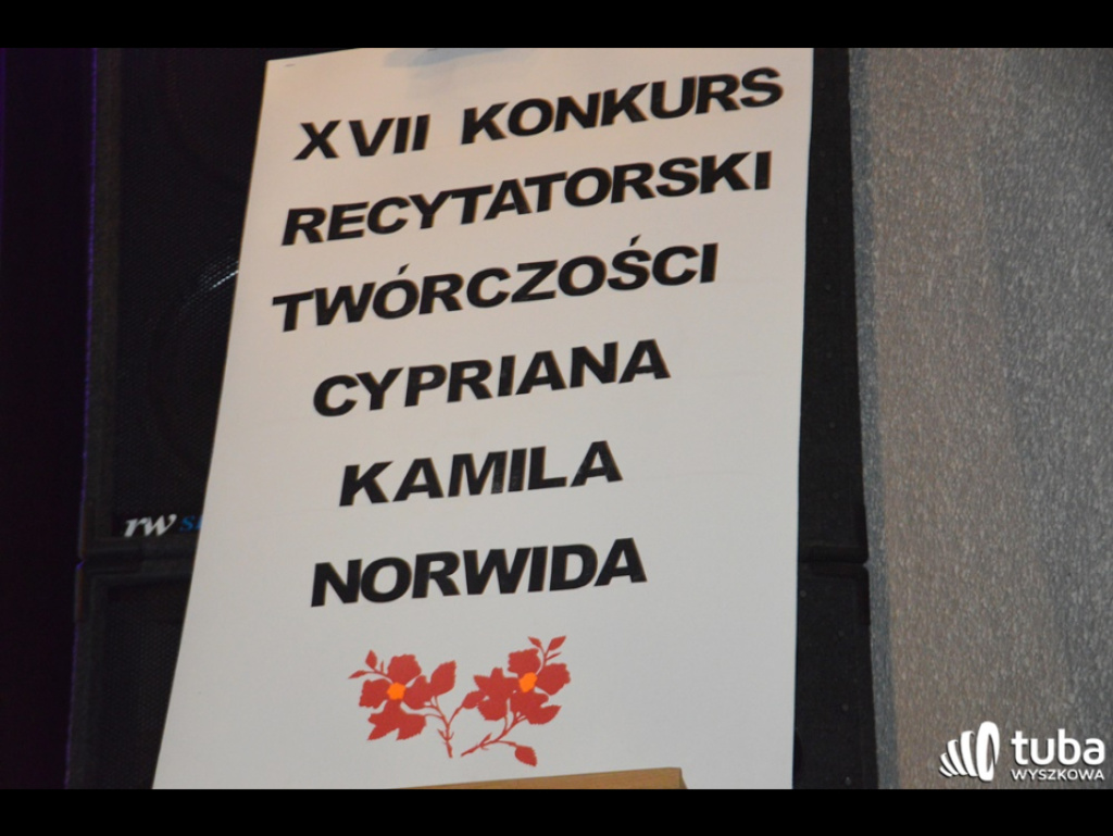 Młodzież recytuje Norwida. XVII konkurs recytatorski w Wyszkowie za nami