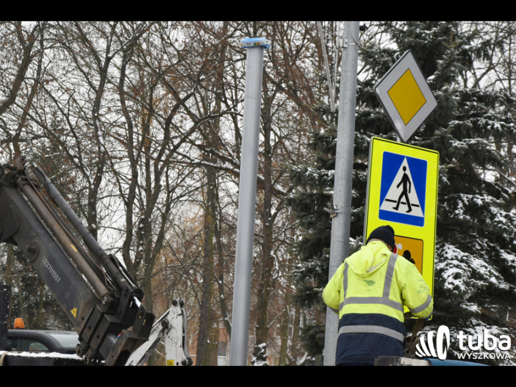 Nowe znaki i lampy pulsacyjne na Kościuszki. Będzie bezpieczniej na przejściu dla pieszych?