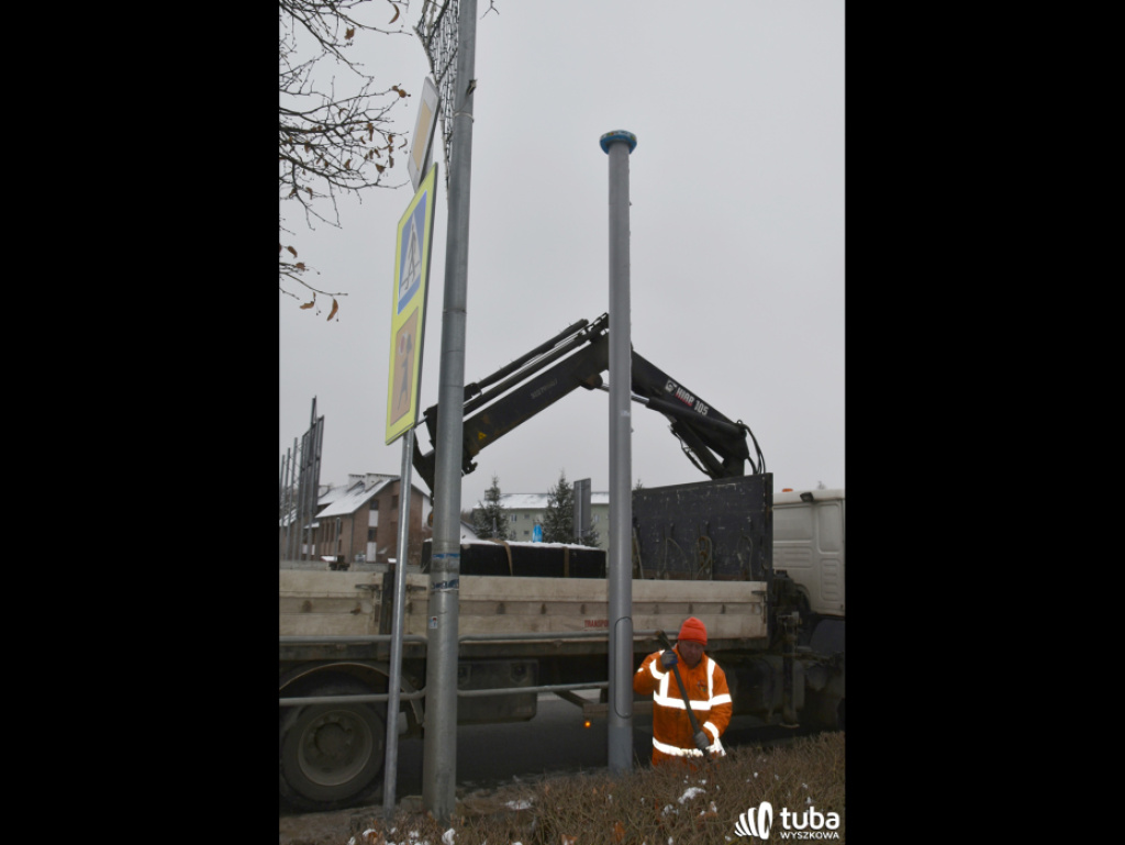 Nowe znaki i lampy pulsacyjne na Kościuszki. Będzie bezpieczniej na przejściu dla pieszych?
