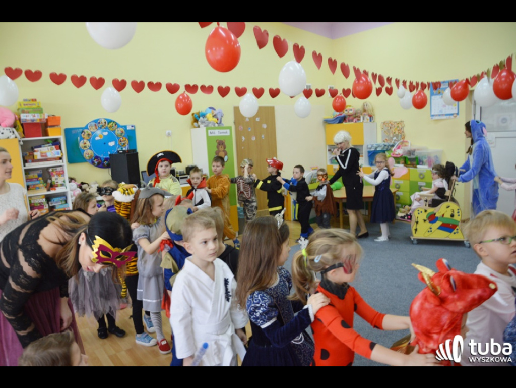 Walentynkowy nastrój w Przedszkolu nr 4 w Wyszkowie