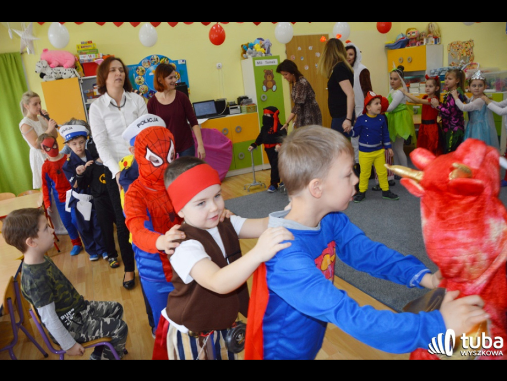 Walentynkowy nastrój w Przedszkolu nr 4 w Wyszkowie