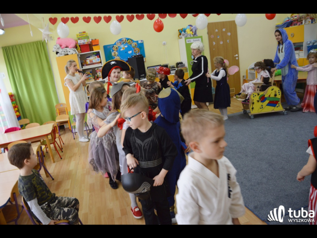 Walentynkowy nastrój w Przedszkolu nr 4 w Wyszkowie