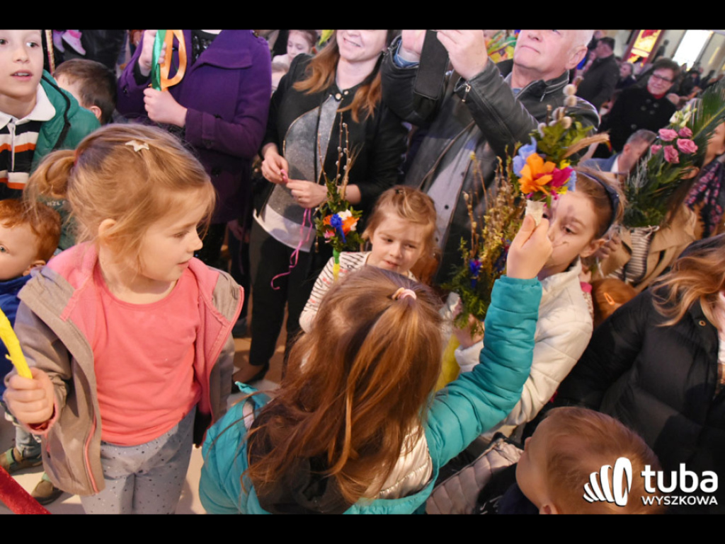 Zachwyciły biskupa. Najpiękniejsze palmy w parafii pw. św. Wojciecha
