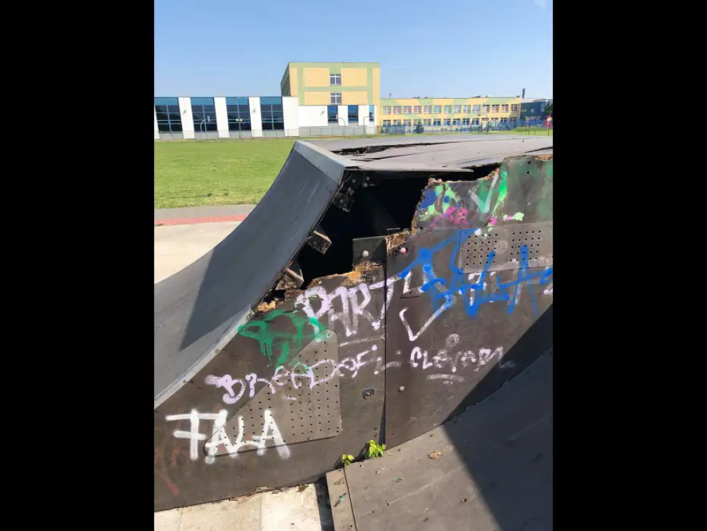 Czekając na nowy skatepark...
