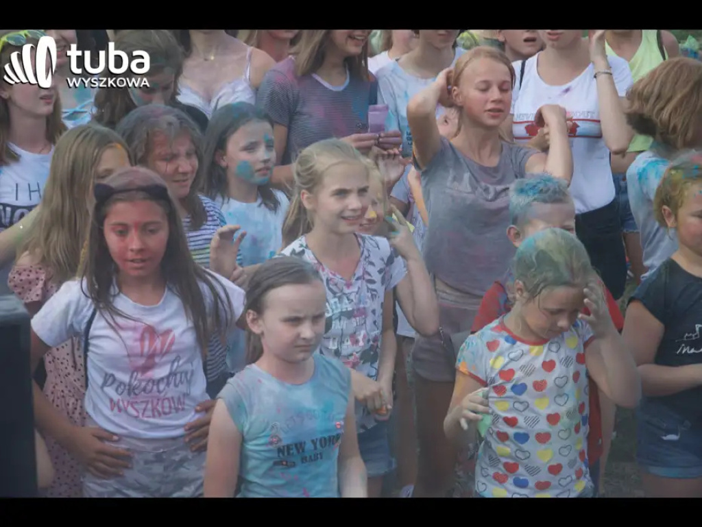 Kolorowe rozpoczęcie wakacji. Holi Festival w Wyszkowie