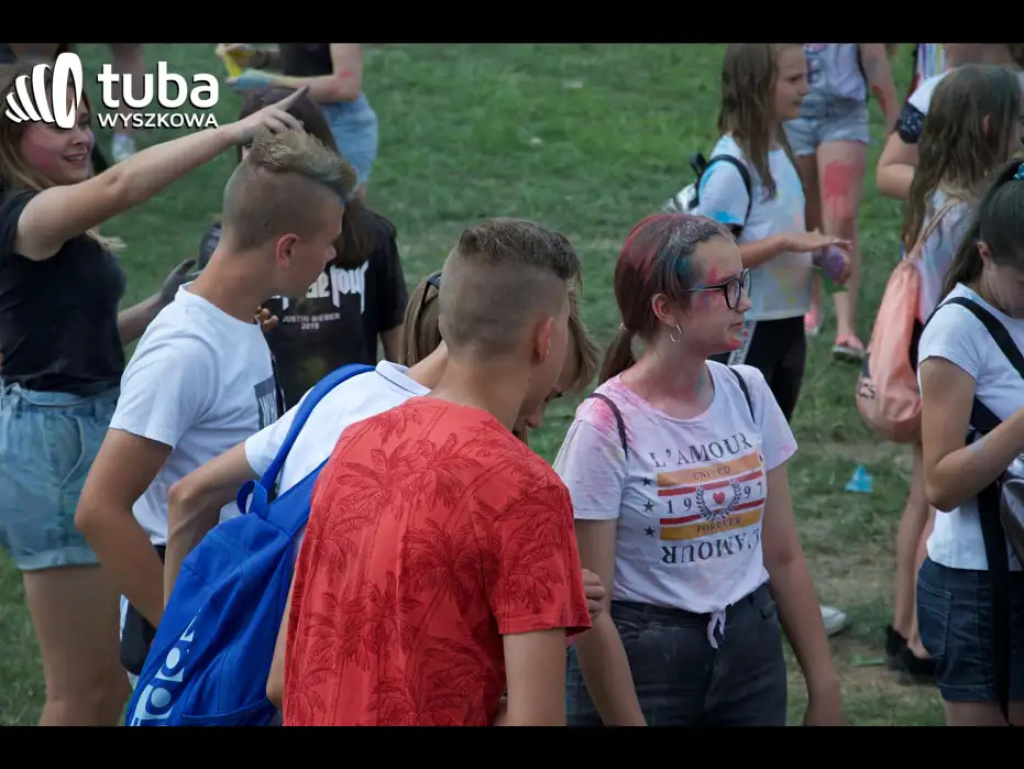 Kolorowe rozpoczęcie wakacji. Holi Festival w Wyszkowie