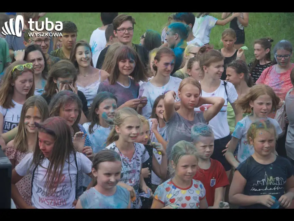 Kolorowe rozpoczęcie wakacji. Holi Festival w Wyszkowie