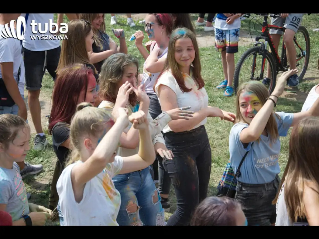 Kolorowe rozpoczęcie wakacji. Holi Festival w Wyszkowie