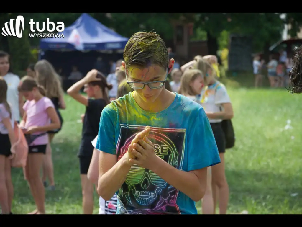 Kolorowe rozpoczęcie wakacji. Holi Festival w Wyszkowie