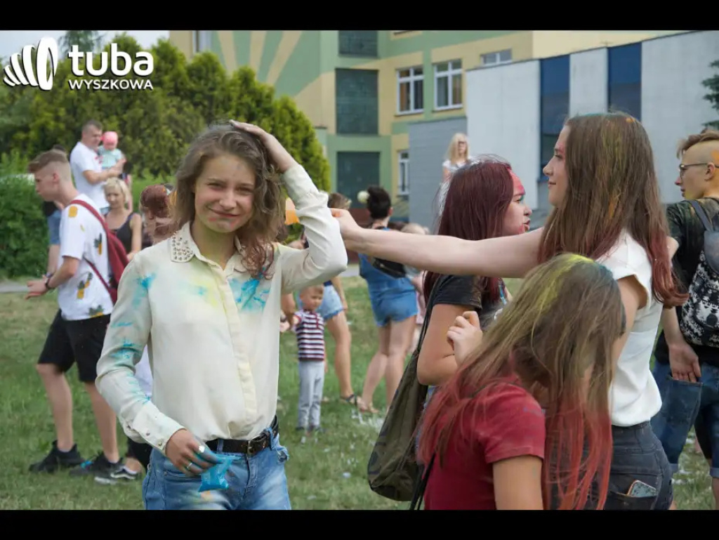 Kolorowe rozpoczęcie wakacji. Holi Festival w Wyszkowie