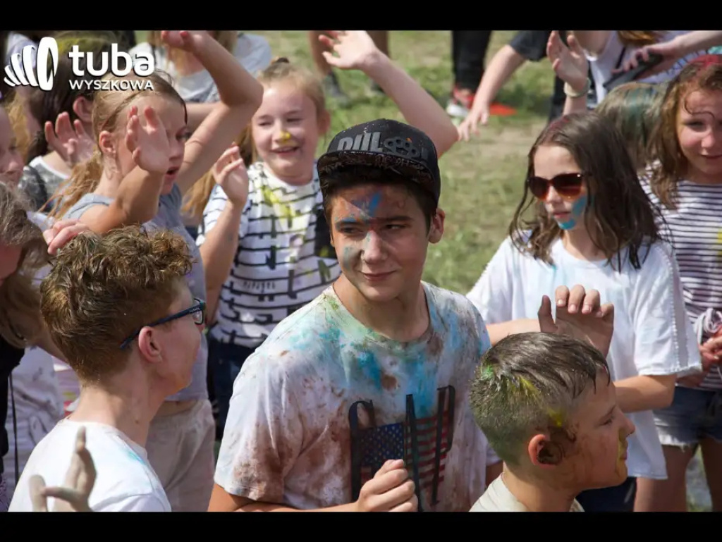 Kolorowe rozpoczęcie wakacji. Holi Festival w Wyszkowie