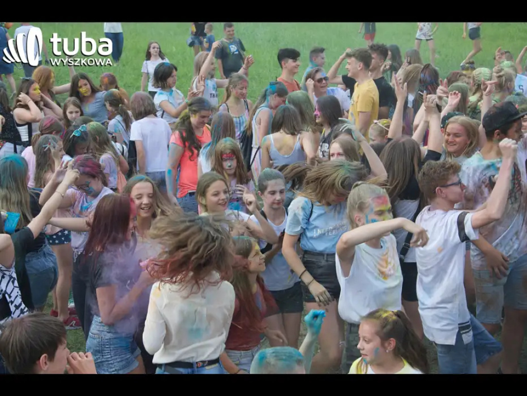 Kolorowe rozpoczęcie wakacji. Holi Festival w Wyszkowie
