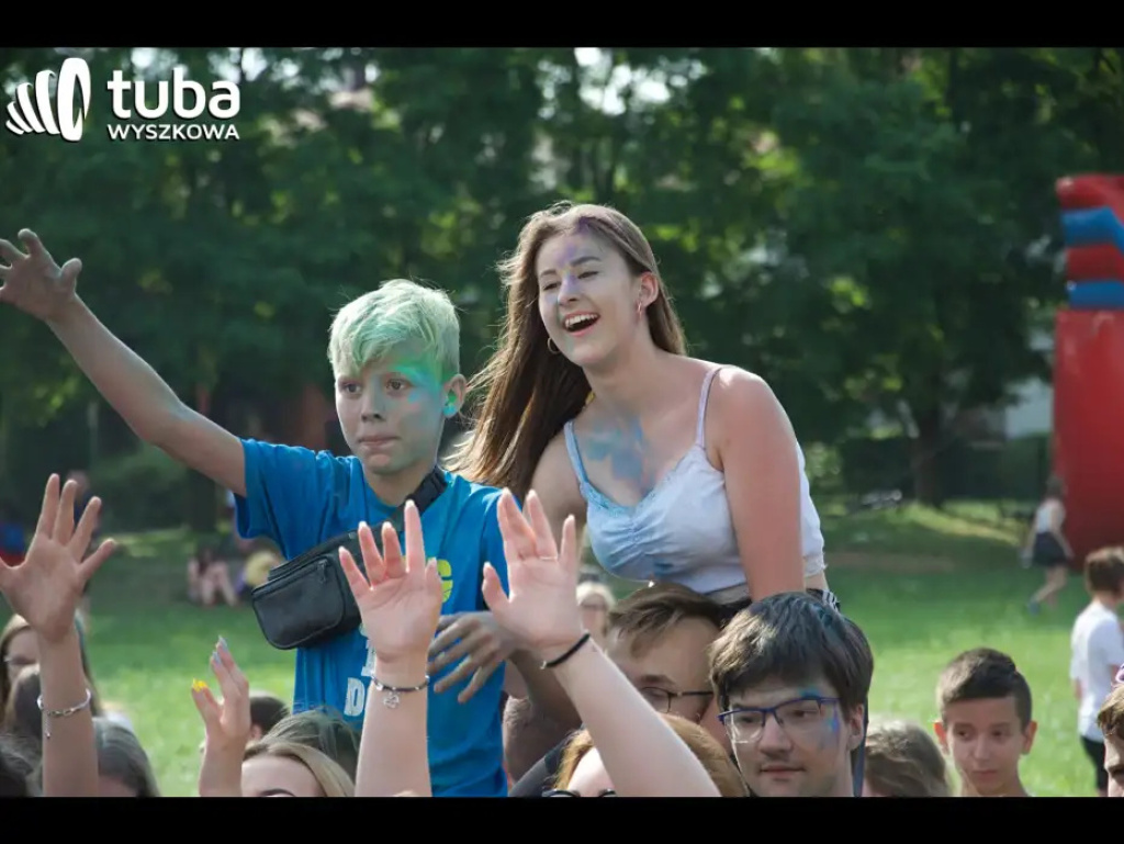 Kolorowe rozpoczęcie wakacji. Holi Festival w Wyszkowie