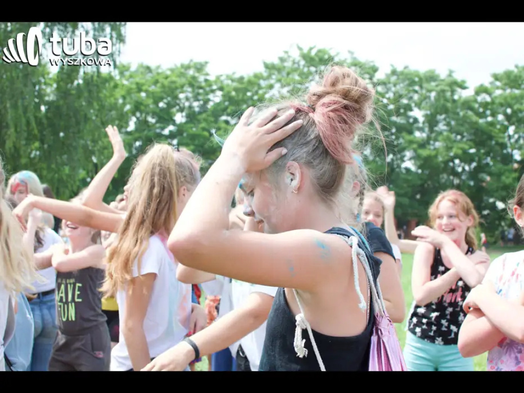 Kolorowe rozpoczęcie wakacji. Holi Festival w Wyszkowie
