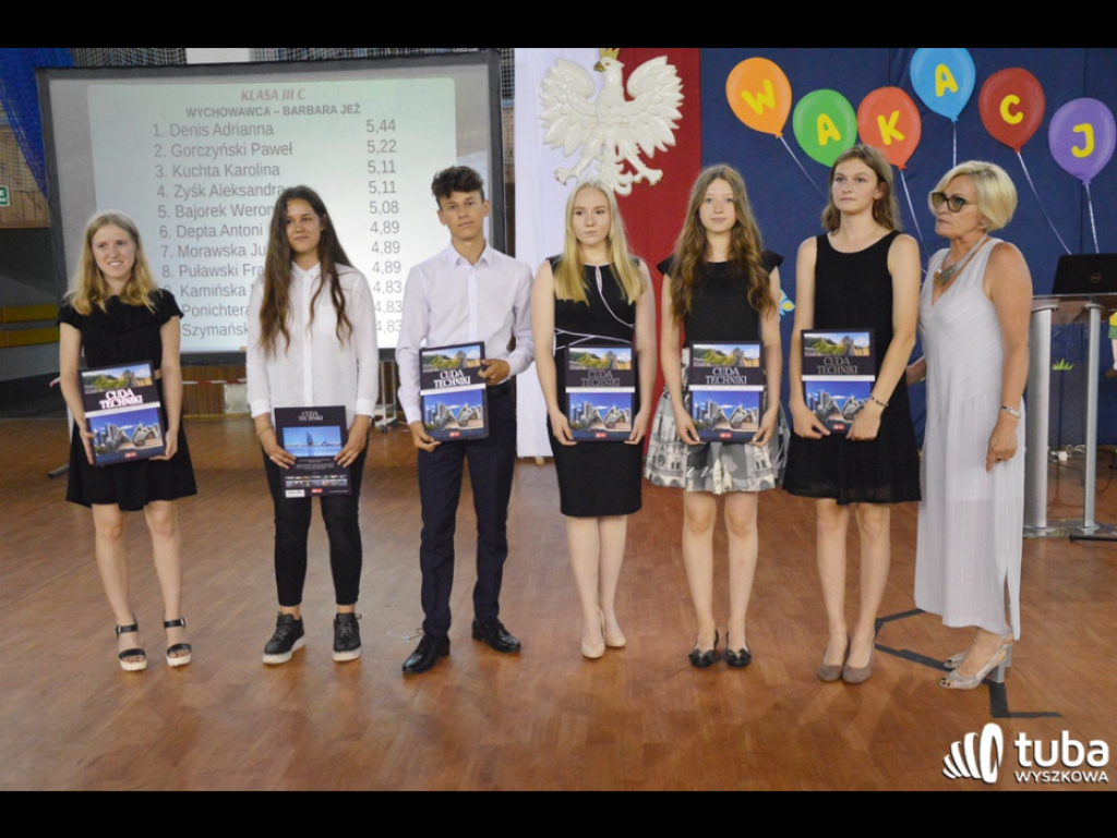 Nadeszły wakacje...  Uczniowie SP nr 5 i Gimnazjum nr 1 zakończyli rok szkolny 2018/ 2019