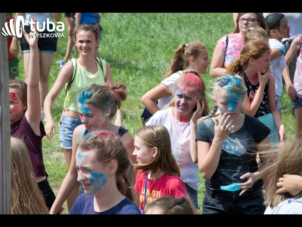 Kolorowe rozpoczęcie wakacji. Holi Festival w Wyszkowie